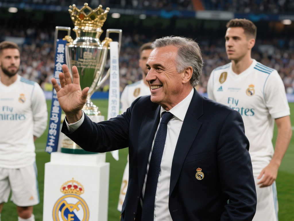 皇马传奇！安切洛蒂执教场次与冠军数双双名列队史第二